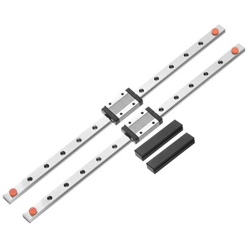 MGN12 خطي دليل السكك الحديدية 350 مللي متر مع MGN12H انزلاق النقل كتلة دليل خطي 2 قطعة التحكم السلس في الحركة in Kuwait