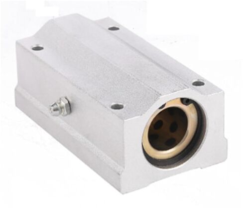 Lengthened Standard Box-Type Linear Slider Bearing SC20LUU Copper Sleeve and dustproof-L, Dustproof and Steel Protection-L(Black,1PCS) in Saudi Arabia