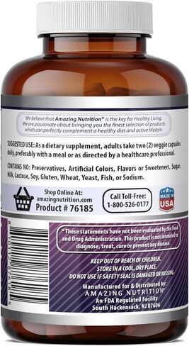 صيغ مذهلة مكمل Sambucus Black Elderberry | 3000 مجم لكل جرعة | 180 كبسولة نباتية مكملة | غير معدل وراثيًا | خالي من الغلوتين | صنع فى أمريكا in Saudi Arabia