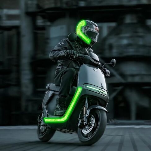 شريط أمان عاكس عالي الوضوح، شريط فلورسنت، 1 بوصة × 30 قدم، أخضر فلورسنت in Kuwait