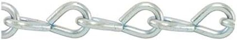 TC Single Jack Chain, Weld Less Chain, (Bright Zinc), Steel Chain, Jack Chain by Angelika & Sun (Size 14 Bright Zinc 0.080" Diameter/ 100' Ft.) in Kuwait