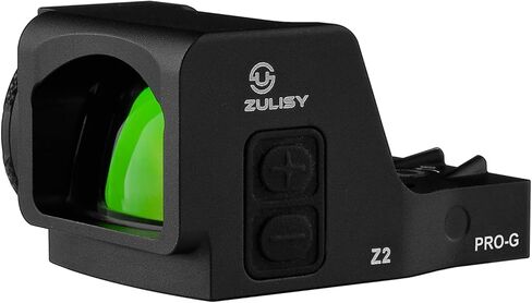 Zulisy Z2 PRO Multi-Reticle Open Reflex Sight, 2 MOA Red Dot & 36 MOA Circle, for DeltaPoint Pro Footprint Mount, Shake Awake, Full Size 1x24mm Lens, Fits DPP Cut Optics Ready Pistols in Saudi Arabia