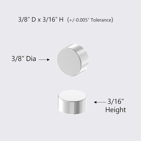 N52-3/8 D x 3/16" H - 40 Pack, Powerful Small Rare Earth Magnets, Super Strong Mini Neodymium Disc Magnets for Fridge, DIY, Building, Scientific, Craft, and Office Magnet in Saudi Arabia