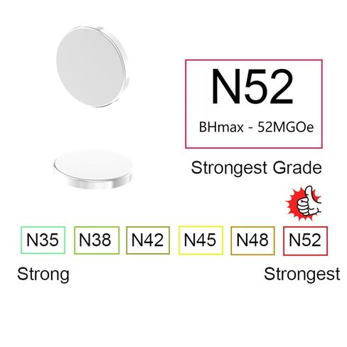 N52 Magnet - 7/8" D x 1/8" H - 12 Pack,Heavy Duty Rare Earth Magnets, 0.875" Dia x 0.125" Thick Super Strong Neodymium Disc Magnets for DIY, Building, Scientific, Crafts, Fridge Magnet in Saudi Arabia