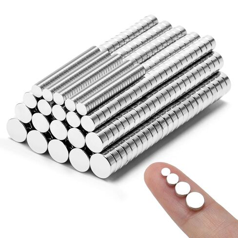 500 قطعة مغناطيس أرضي نادر صغير، 4 أحجام مختلفة مغناطيس صغير للثلاجة، DIY، الحرف اليدوية، السبورة البيضاء، المنمنمات، المكتب in Kuwait