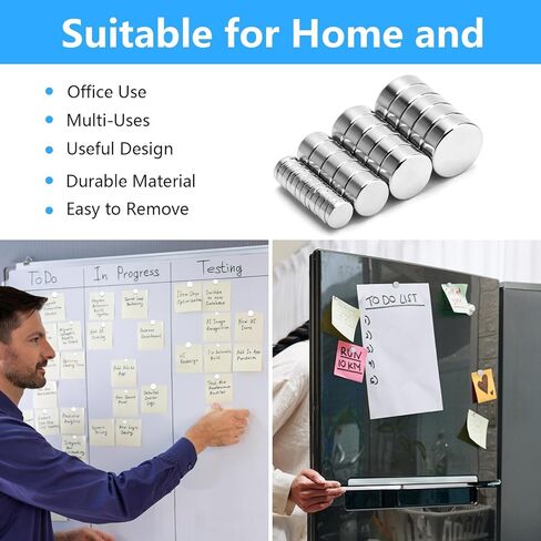 500 قطعة مغناطيس أرضي نادر صغير، 4 أحجام مختلفة مغناطيس صغير للثلاجة، DIY، الحرف اليدوية، السبورة البيضاء، المنمنمات، المكتب in Kuwait