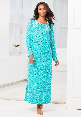 Dreams & Co. فستان منسوج بنقشة الزهور مقاس كبير in Saudi Arabia