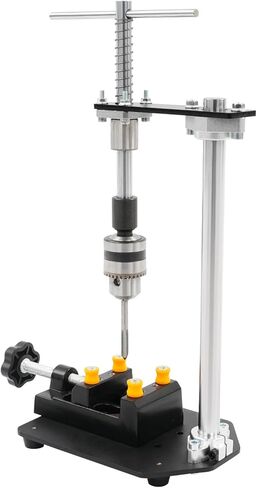Manual Tapping Machine Metal Vertical Tapping Tool Precision Hand Tapper with Vise & 6 Taps Tap Holder Wrench, M3-M10 in Saudi Arabia
