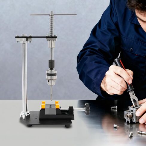 Manual Tapping Machine Metal Vertical Tapping Tool Precision Hand Tapper with Vise & 6 Taps Tap Holder Wrench, M3-M10 in Saudi Arabia