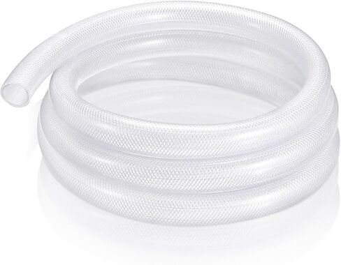 3/4 "ID x 1" Od x 25 ft مضفر الأنابيب البلاستيكية عززت خرطوم الفينيل الشفاف، الثقيلة مرنة ارتفاع ضغط PVC مضفر خرطوم للمياه المنزل حديقة حوض السمك الغسيل in Kuwait