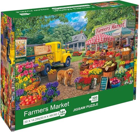 Jigsaw Puzzles for Adults 500 Pieces - Seaside Cottage, Beach House Puzzle, Home Decor Birthday Party Gift Toy for Adults Kids Seniors in Saudi Arabia