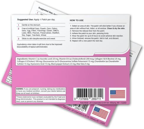 PatchAid Collagen Plus Topical Patch 30-Day Supply in Kuwait