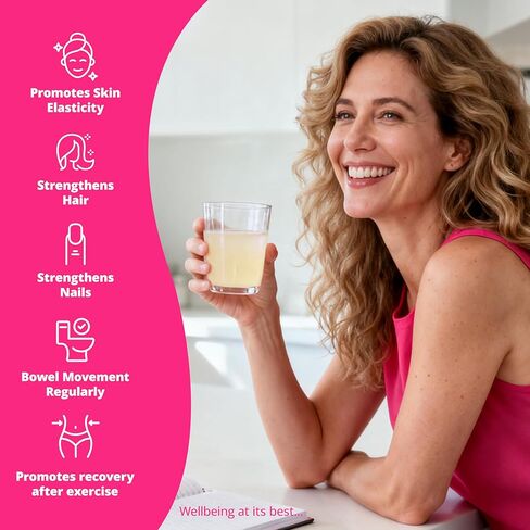 Collagen Powder for Women, Collagen Peptides Powder with Probiotics, Prebiotic Collagen Protein for Skin, Hair, Bone & Joint | 16-in-1 Sugar-Free Formula, Unflavored in Saudi Arabia