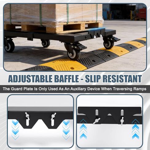 مجموعتان من الأثاث المتحرك بسعة 2300 رطل، 31 بوصة × 17 بوصة، دوللي متدحرجة شديدة التحمل، 4 عجلات مع فرامل، عارضة قابلة للتعديل، حاجز مانع للانزلاق للمستودع، المرآب، نقل المنزل، متجر بيع بالتجزئة in Kuwait