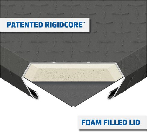 UWS EC10513 69 بوصة سوداء سوداء ثقيلة الشاحنات مربع أدوات الشاحنات ، Rigidcore in Kuwait