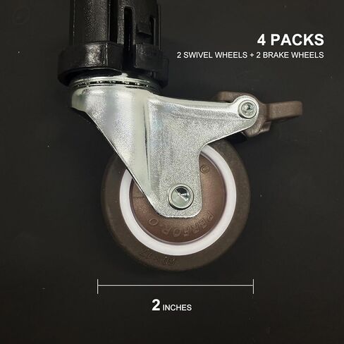 عربة التسوق MACOPRO عجلة عالمية للأغراض الخاصة، 2 بوصة، تنطبق على الموديل HK-14A in Kuwait