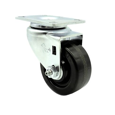 Service Caster Brand Replacement Caster for Magliner Platform Truck and Hand Truck Caster 131040 - Swivel Round Stem Caster with 5" Black Polyurethane Wheel - 1" x 2-1/2" Stem in Saudi Arabia