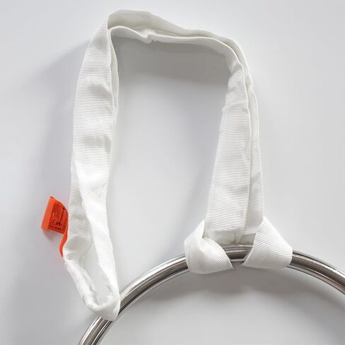 2pcs Spanset Aerial Hoop Lyra Rigging البوليستر جولة الرافعات حزام لأرجوحة اليوغا الحرير الجوي معلقة، 5300 رطل القدرة الرأسية، 10600 رطل سلة - حبال رفع بولي الثقيلة in Kuwait