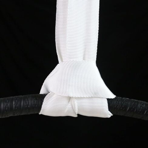 2pcs Spanset Aerial Hoop Lyra Rigging البوليستر جولة الرافعات حزام لأرجوحة اليوغا الحرير الجوي معلقة، 5300 رطل القدرة الرأسية، 10600 رطل سلة - حبال رفع بولي الثقيلة in Kuwait