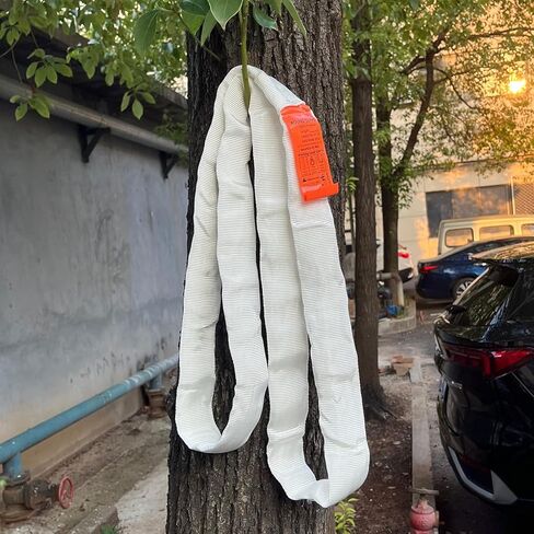 2pcs Spanset Aerial Hoop Lyra Rigging البوليستر جولة الرافعات حزام لأرجوحة اليوغا الحرير الجوي معلقة، 5300 رطل القدرة الرأسية، 10600 رطل سلة - حبال رفع بولي الثقيلة in Kuwait