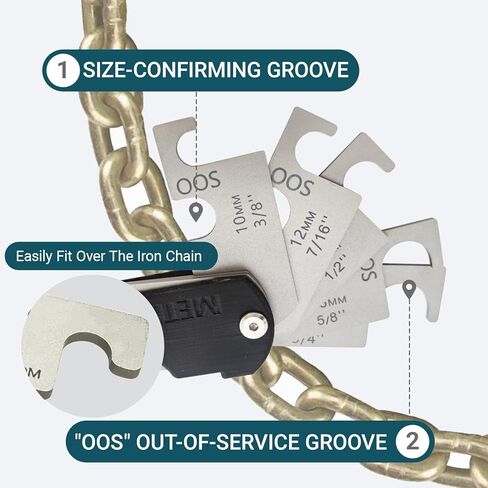 Cargo Chain Wear Inspection Gauge,Storable in Kuwait