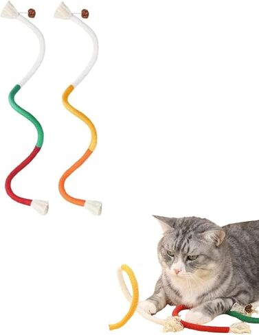 الحيوانات الأليفة الكرفس Cat حبل مضغ ، ألعاب حبل القطن العضوي المملوءة بالقطط للقطط ، ألعاب مضغ الأسنان الناعمة والآمنة للقطط الداخلية ، اللعب الذاتي وتنظيف الأسنان (3pcs) in Kuwait