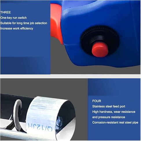 Portable Screw Conveyor with Copper Wire Motor, Stainless Steel Feed Port, Thick Tendon Tube, 2m, for Cement Grain Fertilizer Material Handling (3m) in Saudi Arabia