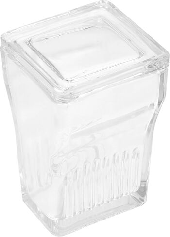 NOLITOY High Transparency Glass Coplin Staining Jar with 9-slide Capacity Laboratory Glass Staining Container and Specimen Handling in Saudi Arabia