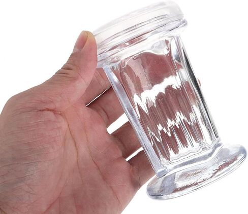 3pcs 60ml Glass Staining Jars with Lid for Microscope Slides, Laboratory Staining Tank for Biology and Pathology Research, Holds 5 Slides, Glass Jar for Scientific Experiments in Kuwait