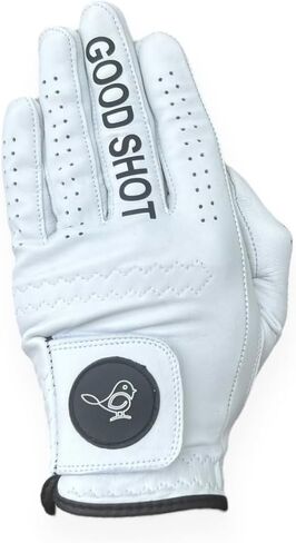 قفازات جولف Good Shot للرجال، قفاز جولف جلدي فاخر للرجال، قبضة وراحة فائقة، قفازات بيضاء متينة، قفازات يد مسامية، أفضل إكسسوارات الجولف للرجال in Kuwait