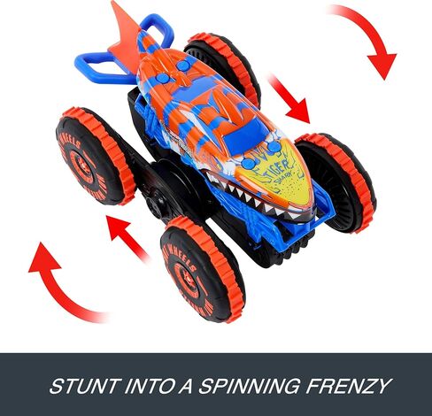 Hot Wheels Monster Trucks Trucks Ademote Toy ، متسلق Shark RC على نطاق واسع مع 3 أوضاع من السباق والتسلق والتقزم in Kuwait