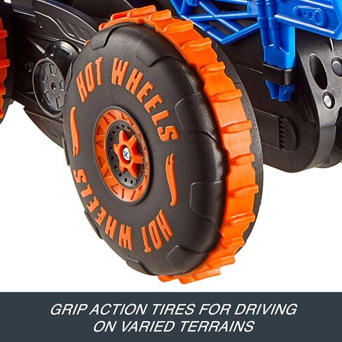 Hot Wheels Monster Trucks Trucks Ademote Toy ، متسلق Shark RC على نطاق واسع مع 3 أوضاع من السباق والتسلق والتقزم in Kuwait