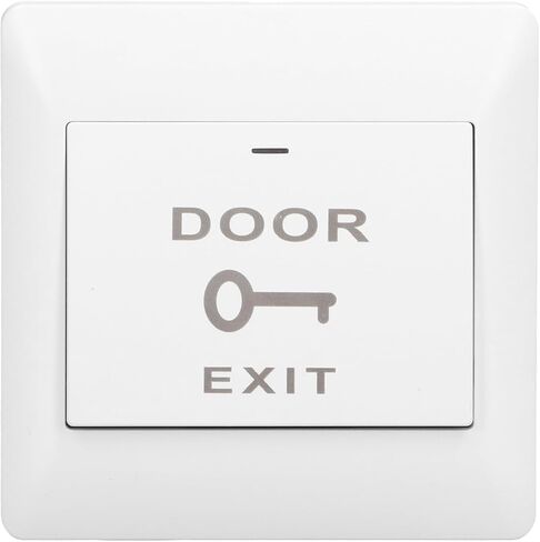 EVTSCAN 12V Access Control Door Exit Button, with WIFI APP Remote, Smart Gate Release Switch Panel, for Commercial Building, Office, School, Hospital in Saudi Arabia