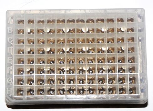 فاصل فصل الخرز المغناطيسي، رف حامل للوحة PCR سعة 96 بئرًا، وأنبوب شريط PCR، ولوحة بئر عميقة 96 بئرًا. تنقية البروتين DNA RNA. in Kuwait