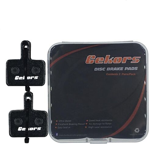 Quiet Semi-Metallic Bike Brake Pads - Compatible with Shimano Deore/MT200 ; Compatible with Tektro - Long-Lasting, Low-Noise, All-Weather & Heat-Resistant for MTB/Ebike (2 Pairs) in Saudi Arabia