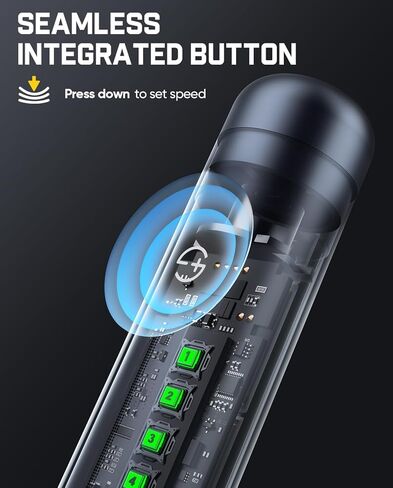 Fanttik F2 Master Kit أداة دوارة لاسلكية صغيرة، 5 سرعات، قلم نقش 25000 دورة في الدقيقة، 28 ملحقًا للتشطيب المطبوع ثلاثي الأبعاد، الصنفرة، التلميع، الحفر، النحت، الدقة DIY في علبة قلابة in Kuwait