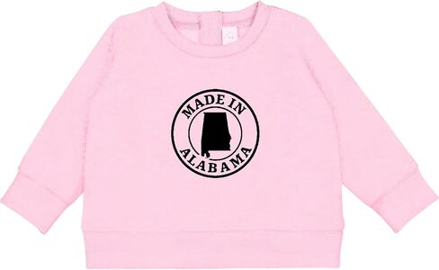 inktastic Made in Alabama - Black Baby Sweatshirt in Saudi Arabia
