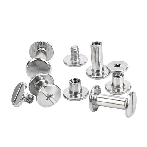 مسامير ربط برشام من الفولاذ المقاوم للصدأ، براغي ربط 8.5 مم، عبوة من 10 قطع فضية 4-50 مم (18 مم) in Kuwait