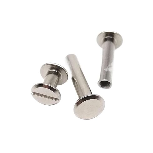 برشام ربط المسمار المشاركات المسمار المسامير متعدد الألوان أحجام متعددة حزمة من 10 للحرف اليدوية (أسود 10 قطع، 5 × 30 مم) in Kuwait