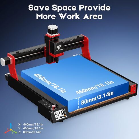 TWOTREES Risers Extra Machine لآلة نقاش الليزر ، عمود دعم 8 PCS 75 مم ، زيادة 6 بوصة لآلة نقش ليزر قياسية M5 in Kuwait