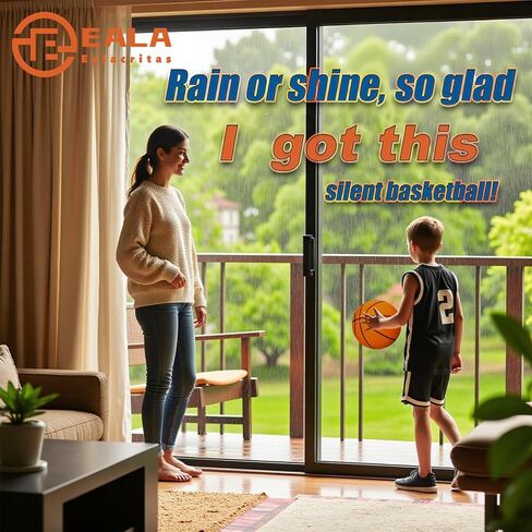 كرة السلة الصامتة (الحجم 7) + طوق كرة السلة الداخلي، رغوة ممتصة للضوضاء لممارسة المراوغة والرماية في الأماكن المغلقة (بدون ملصقات زخرفية) in Kuwait