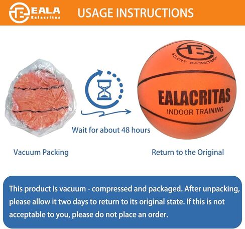 كرة السلة الصامتة (الحجم 7) + طوق كرة السلة الداخلي، رغوة ممتصة للضوضاء لممارسة المراوغة والرماية في الأماكن المغلقة (بدون ملصقات زخرفية) in Kuwait