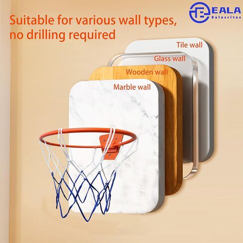 كرة السلة الصامتة (الحجم 7) + طوق كرة السلة الداخلي، رغوة ممتصة للضوضاء لممارسة المراوغة والرماية في الأماكن المغلقة (بدون ملصقات زخرفية) in Kuwait