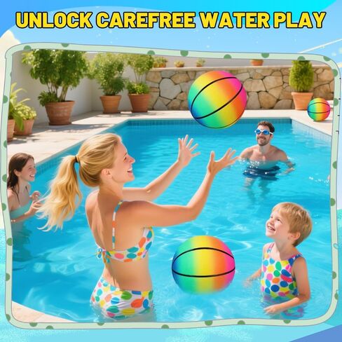 Mini Rainbow Sports Balls, 5PCS 6'' Inflatable Vinyl Playground Balls for Kids Toddlers, Colorful Rubber Bouncy Balls, Multi Colors Kick Balls Handball for Pool, Lawn, Indoor, Outdoor Play Toys in Saudi Arabia