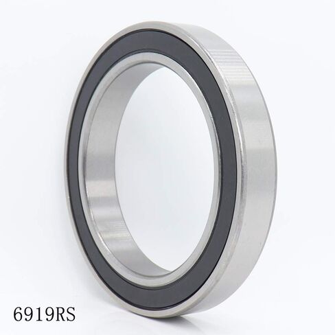 Power Transmission Products 6919 2RS Deep Groove Ball Bearing ABEC-1 Metric Thin Section Bearings 61919RS 6919RS Chrome Steel Precision 95x130x18MM in Saudi Arabia