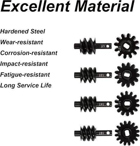 Racing Differential Helical Gears Set, 14T Hardened Steel Helical Gear Set Compatible with Axial SCX24 Car in Saudi Arabia