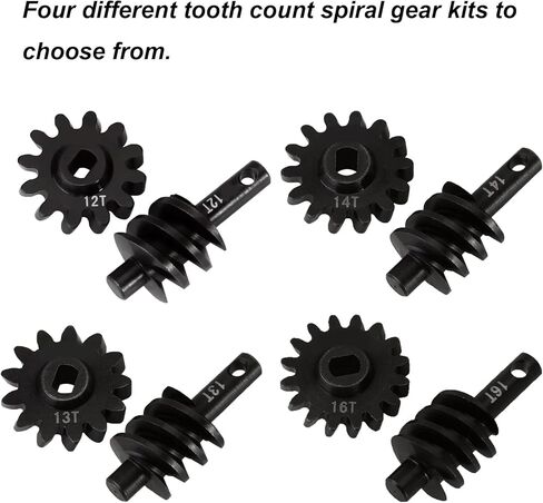 Racing Differential Helical Gears Set, 14T Hardened Steel Helical Gear Set Compatible with Axial SCX24 Car in Saudi Arabia