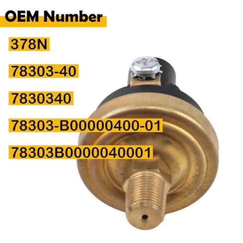 مفتاح ضغط الزيت 12 فولت متوافق مع سلسلة هانيويل هوبز 5000، استبدال 378N 78303-40 78303-B00000400-01 7830340 78303B0000040001 in Saudi Arabia