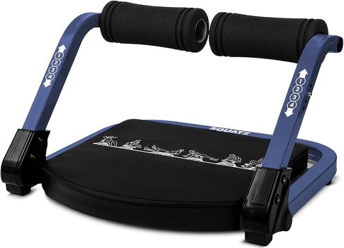 Squatz Ab Machine for Stomach Workout – Core & Sit-Up Exercise Equipment with 3 Resistance Levels for Home Gym, Adjustable Ab Trainer for Full-Body Workout with Automatic Rebound, 350 lbs Capacity in Saudi Arabia