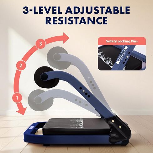 Squatz Ab Machine for Stomach Workout – Core & Sit-Up Exercise Equipment with 3 Resistance Levels for Home Gym, Adjustable Ab Trainer for Full-Body Workout with Automatic Rebound, 350 lbs Capacity in Saudi Arabia